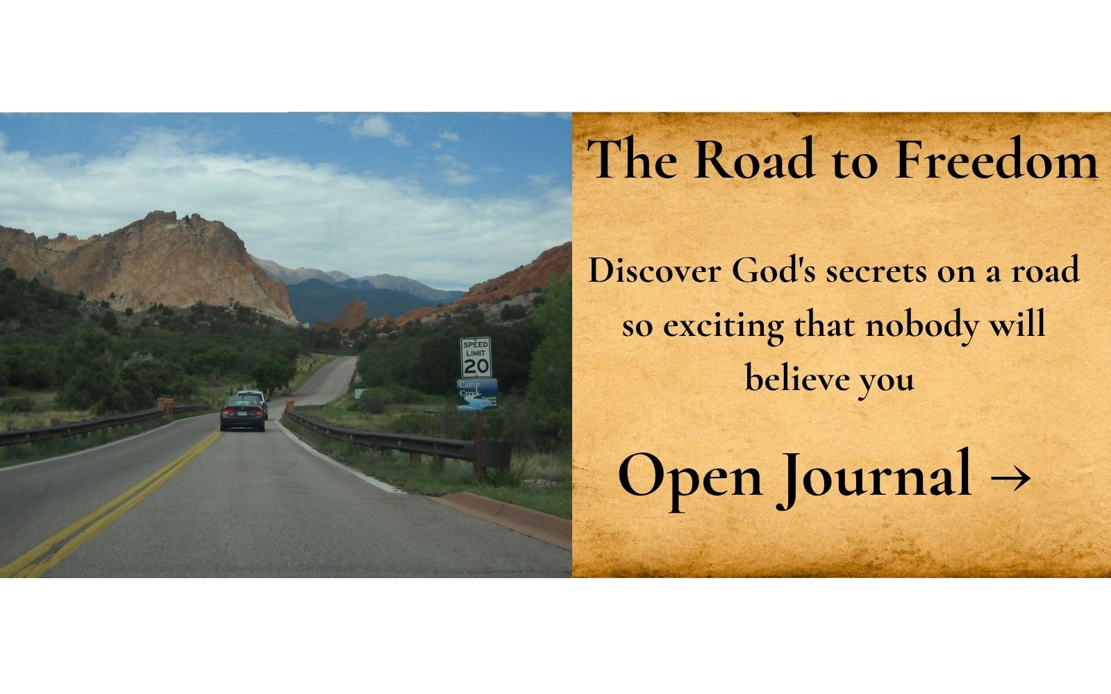 The Road to Freedom Christian story about finding true freedom through Jesus Christ